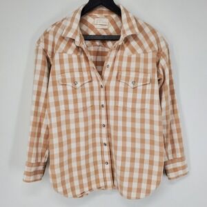 Women's J. Crew Relaxed Fit Shirt Jacket in Buffalo Check Size 2 A9